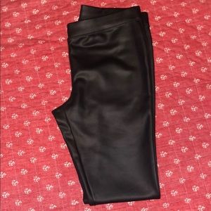 Express leather leggings